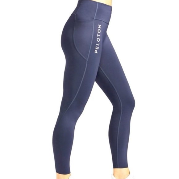 Peloton Steel Blue/Gray Move Mission Leggings Size M - Picture 1 of 16